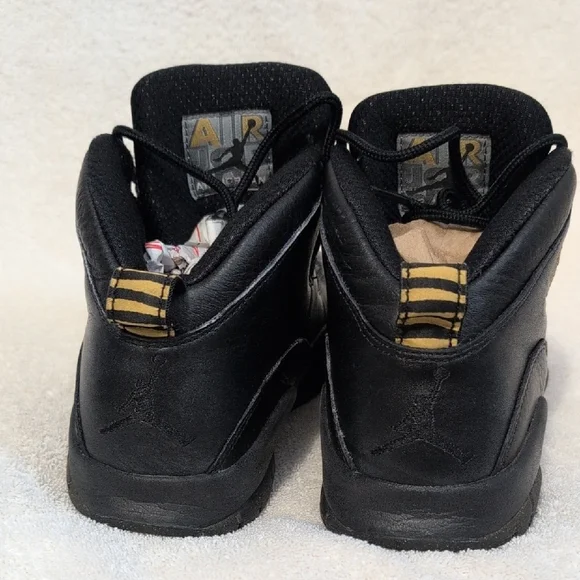 Air Jordan Black and Gold Women's Sneakers - Picture 5 of 8